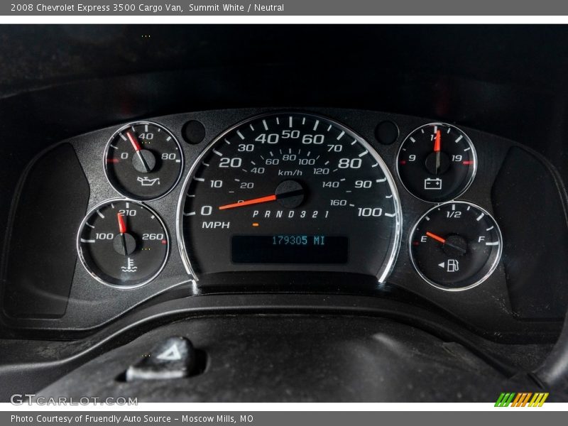 Summit White / Neutral 2008 Chevrolet Express 3500 Cargo Van