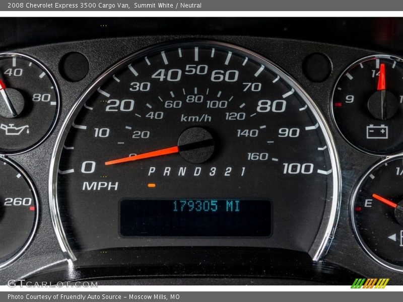 Summit White / Neutral 2008 Chevrolet Express 3500 Cargo Van