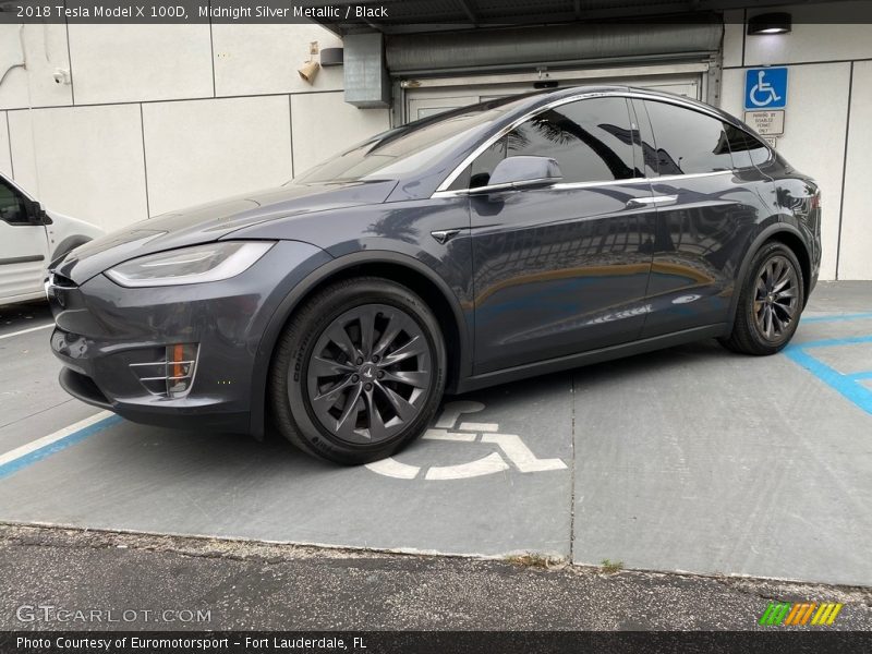 Front 3/4 View of 2018 Model X 100D