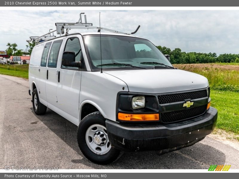 Summit White / Medium Pewter 2010 Chevrolet Express 2500 Work Van