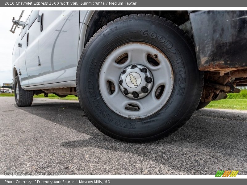 Summit White / Medium Pewter 2010 Chevrolet Express 2500 Work Van