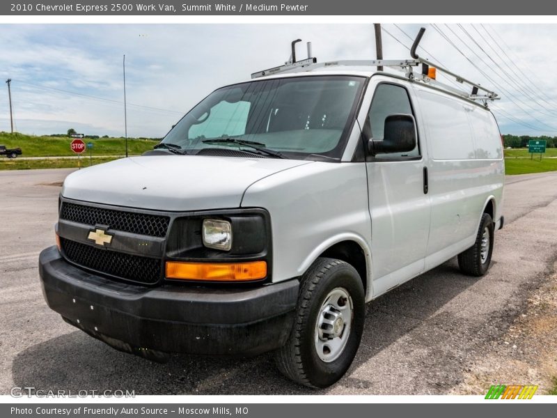 Summit White / Medium Pewter 2010 Chevrolet Express 2500 Work Van