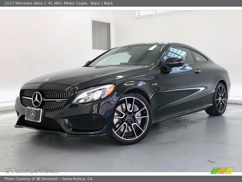 Black / Black 2017 Mercedes-Benz C 43 AMG 4Matic Coupe