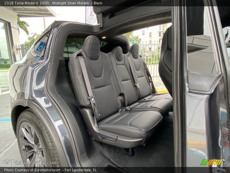 Rear Seat of 2018 Model X 100D