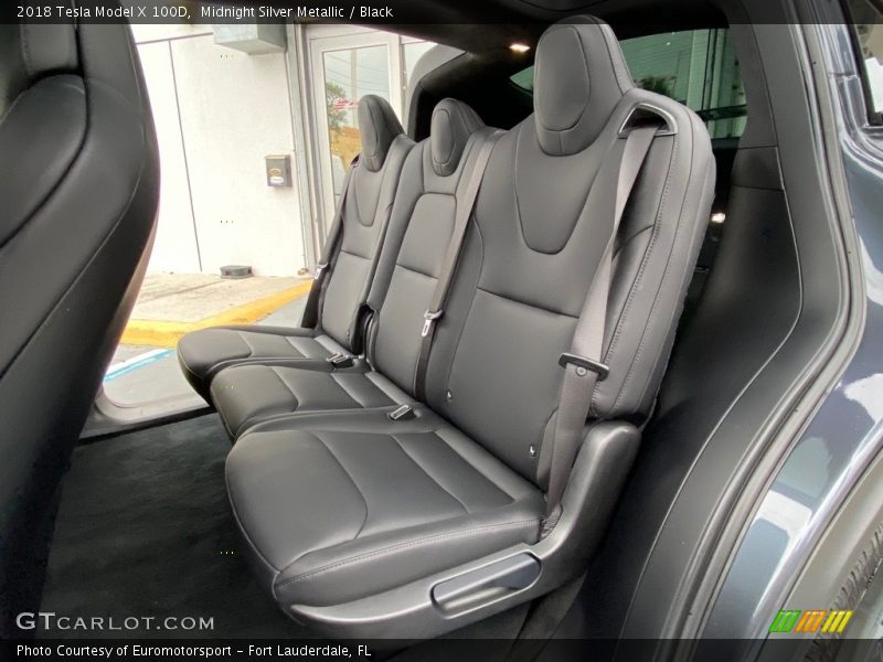 Rear Seat of 2018 Model X 100D