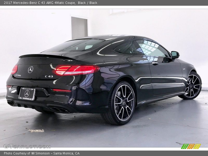 Black / Black 2017 Mercedes-Benz C 43 AMG 4Matic Coupe