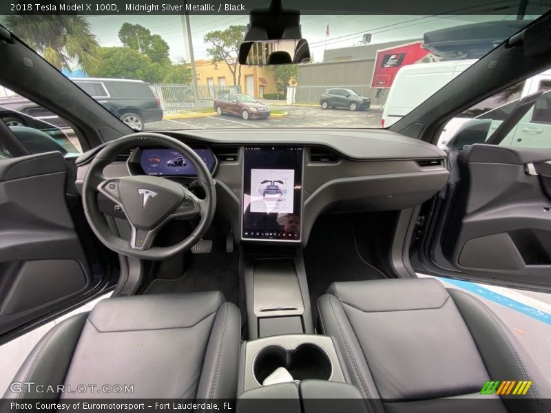 Dashboard of 2018 Model X 100D