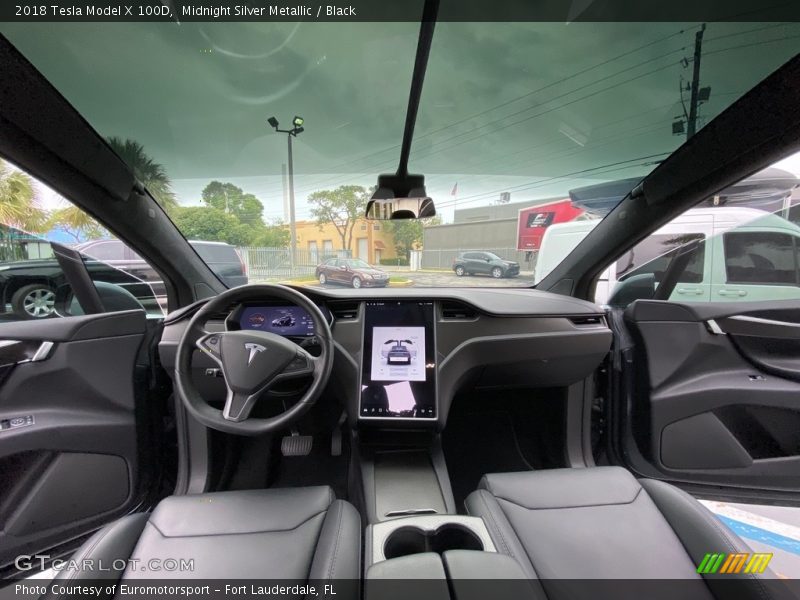 Dashboard of 2018 Model X 100D