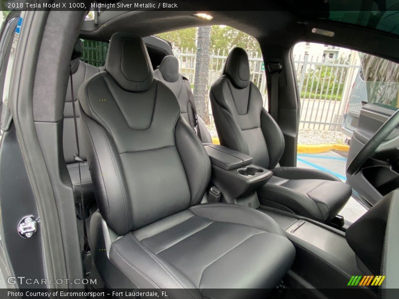 Front Seat of 2018 Model X 100D