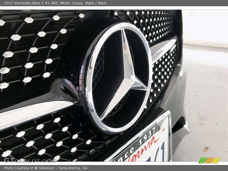 Black / Black 2017 Mercedes-Benz C 43 AMG 4Matic Coupe