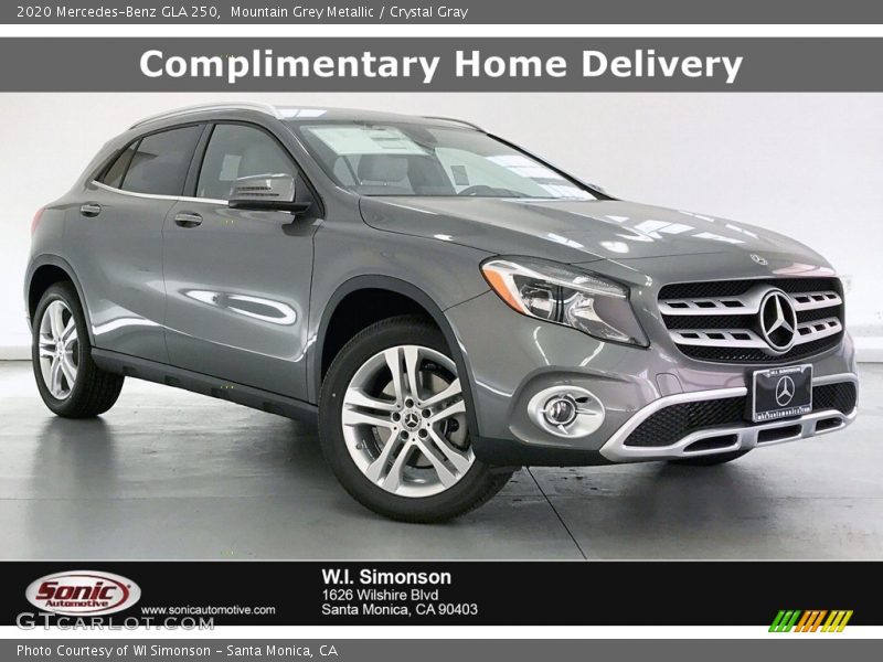 Mountain Grey Metallic / Crystal Gray 2020 Mercedes-Benz GLA 250