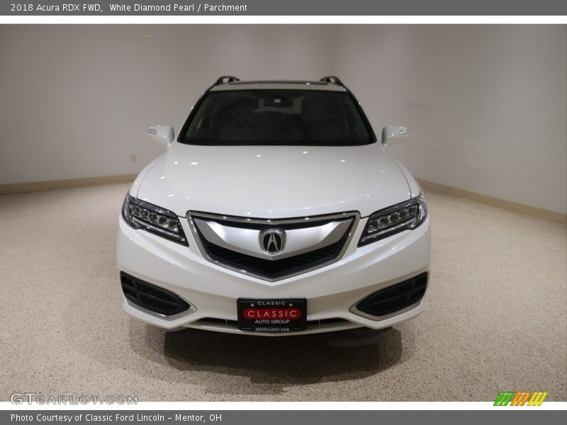 White Diamond Pearl / Parchment 2018 Acura RDX FWD