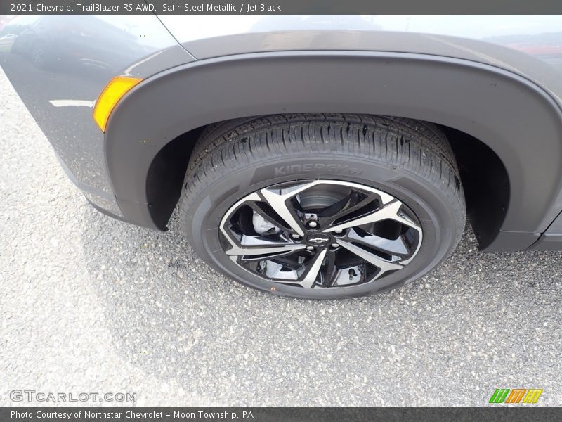 Satin Steel Metallic / Jet Black 2021 Chevrolet TrailBlazer RS AWD