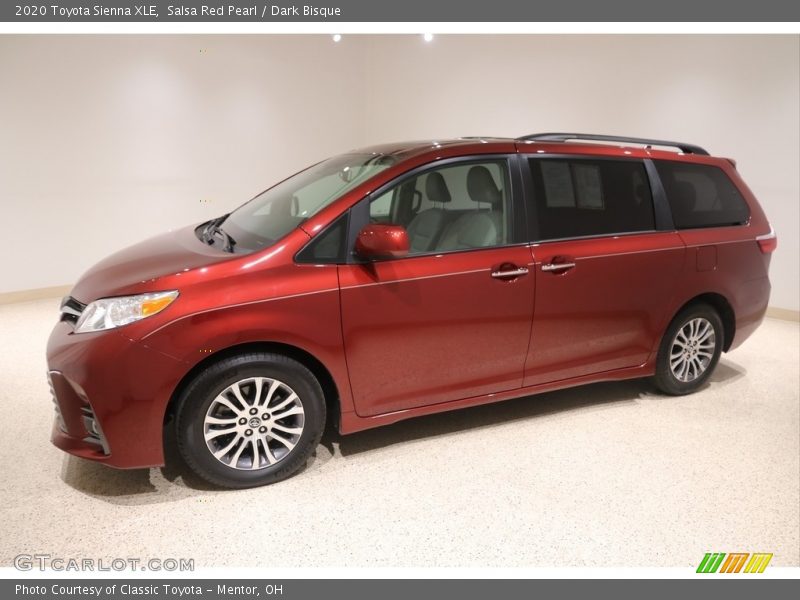 Salsa Red Pearl / Dark Bisque 2020 Toyota Sienna XLE