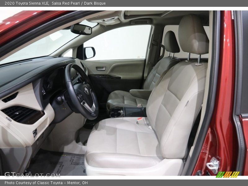 Salsa Red Pearl / Dark Bisque 2020 Toyota Sienna XLE