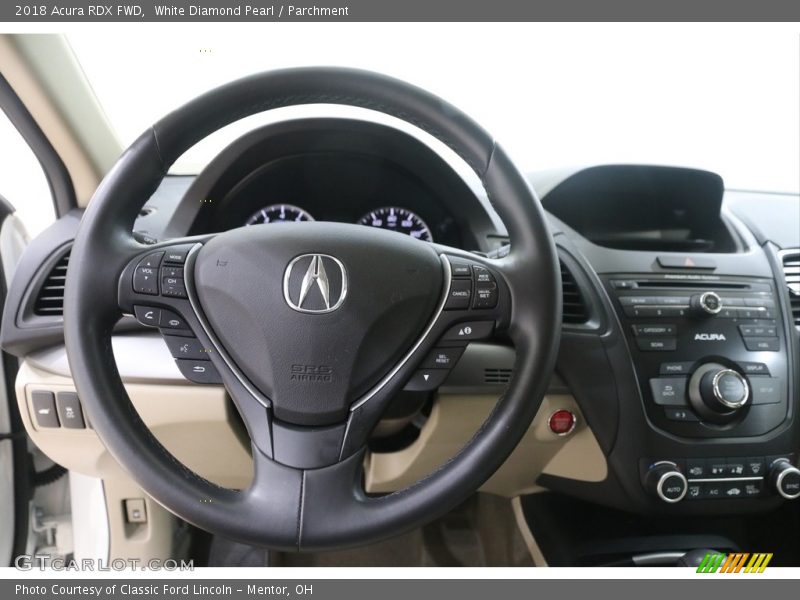 White Diamond Pearl / Parchment 2018 Acura RDX FWD