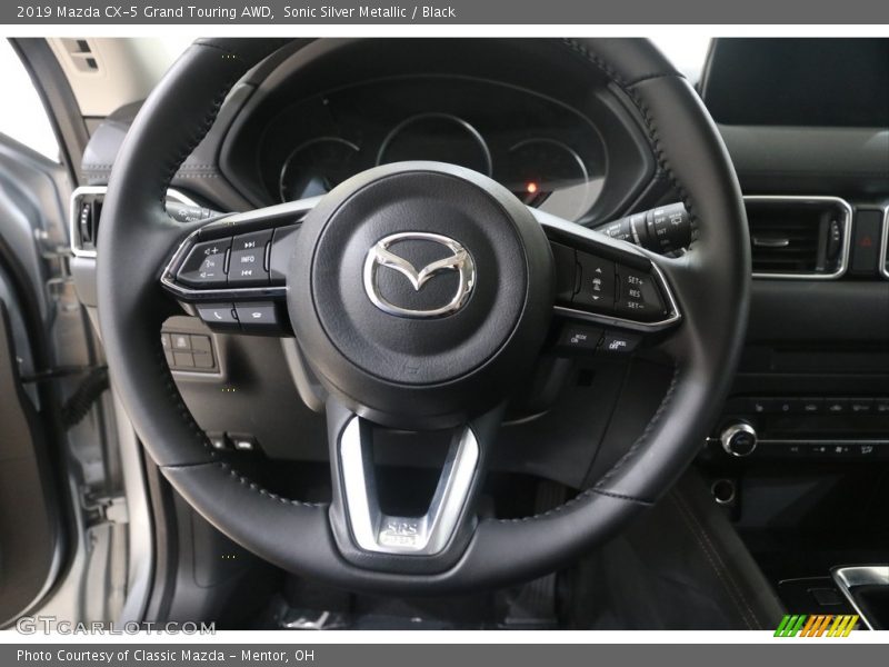 Sonic Silver Metallic / Black 2019 Mazda CX-5 Grand Touring AWD