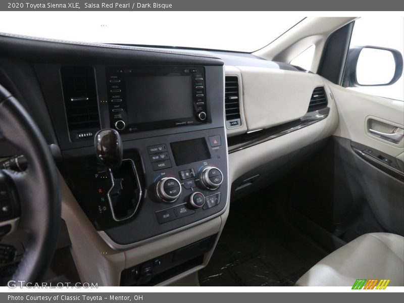 Salsa Red Pearl / Dark Bisque 2020 Toyota Sienna XLE