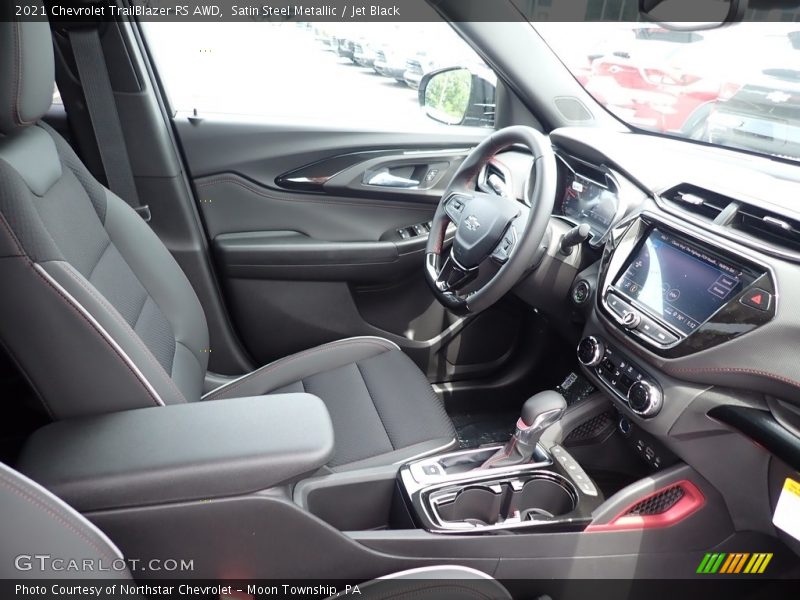 Satin Steel Metallic / Jet Black 2021 Chevrolet TrailBlazer RS AWD