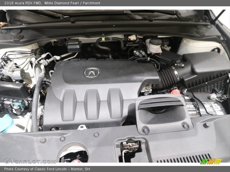 White Diamond Pearl / Parchment 2018 Acura RDX FWD
