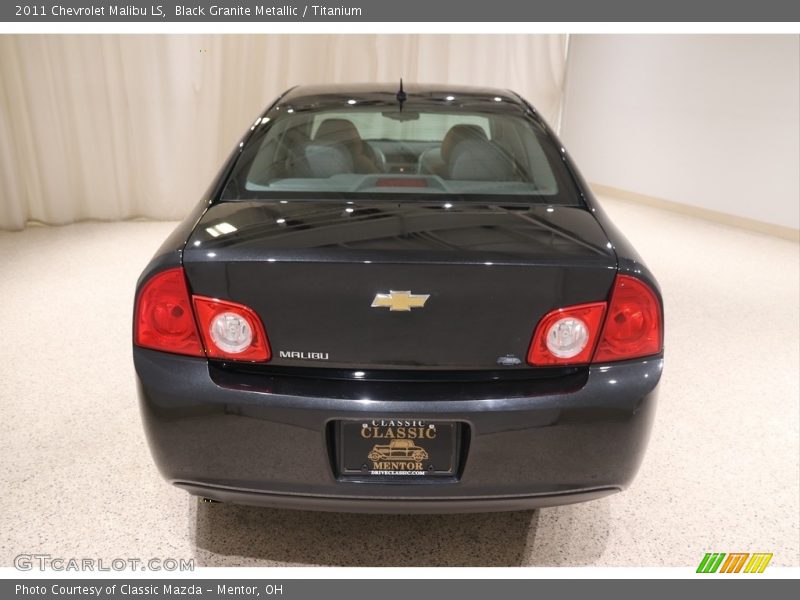 Black Granite Metallic / Titanium 2011 Chevrolet Malibu LS