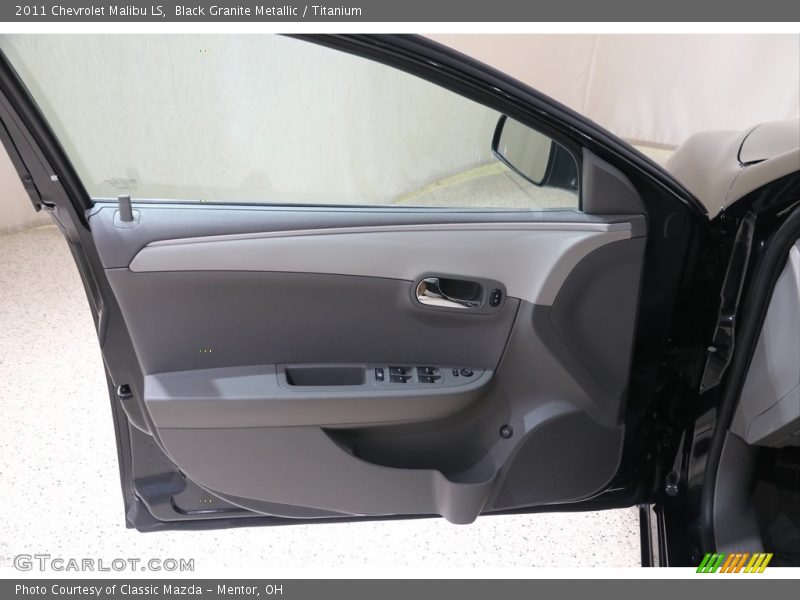 Black Granite Metallic / Titanium 2011 Chevrolet Malibu LS