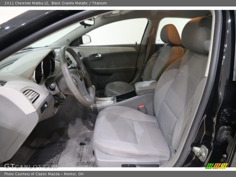Black Granite Metallic / Titanium 2011 Chevrolet Malibu LS