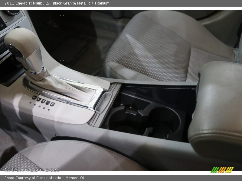 Black Granite Metallic / Titanium 2011 Chevrolet Malibu LS