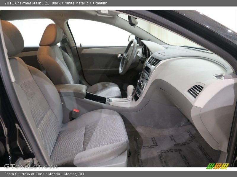 Black Granite Metallic / Titanium 2011 Chevrolet Malibu LS