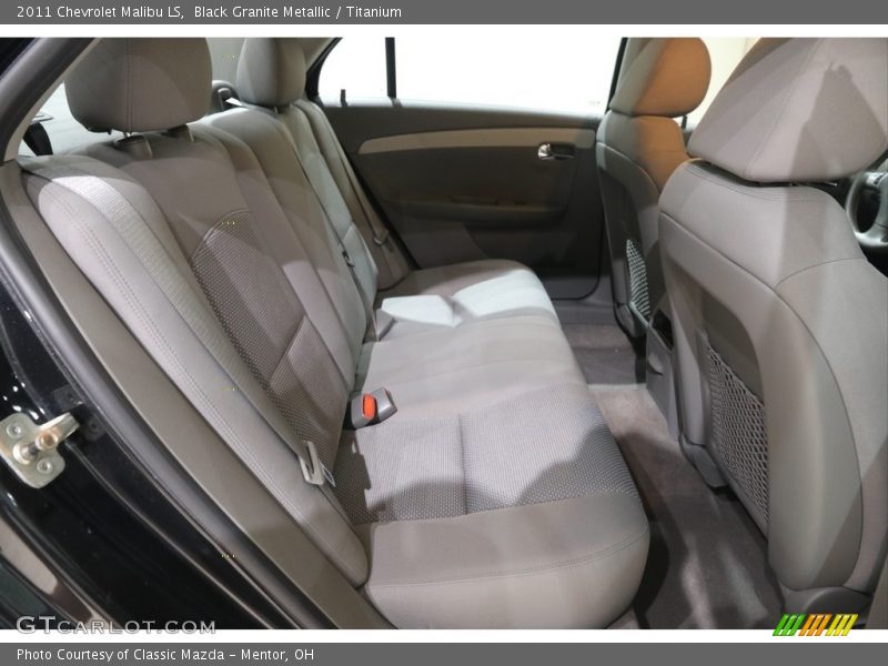 Black Granite Metallic / Titanium 2011 Chevrolet Malibu LS