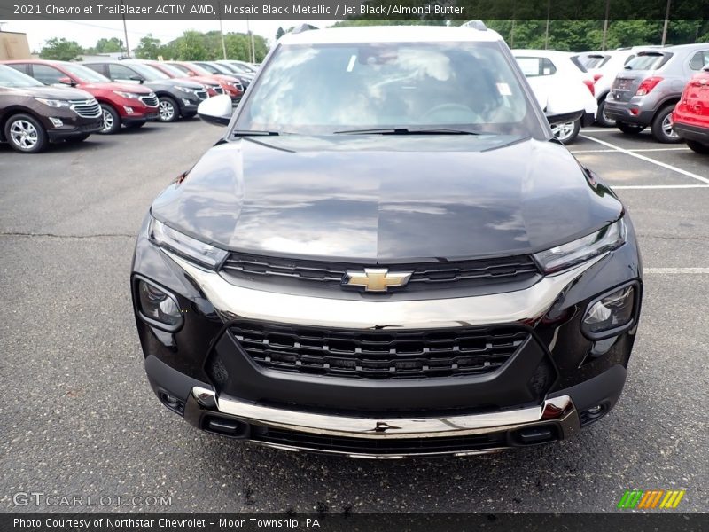 Mosaic Black Metallic / Jet Black/Almond Butter 2021 Chevrolet TrailBlazer ACTIV AWD