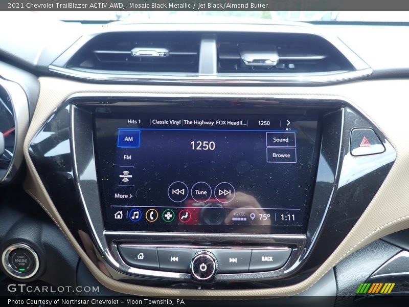 Mosaic Black Metallic / Jet Black/Almond Butter 2021 Chevrolet TrailBlazer ACTIV AWD