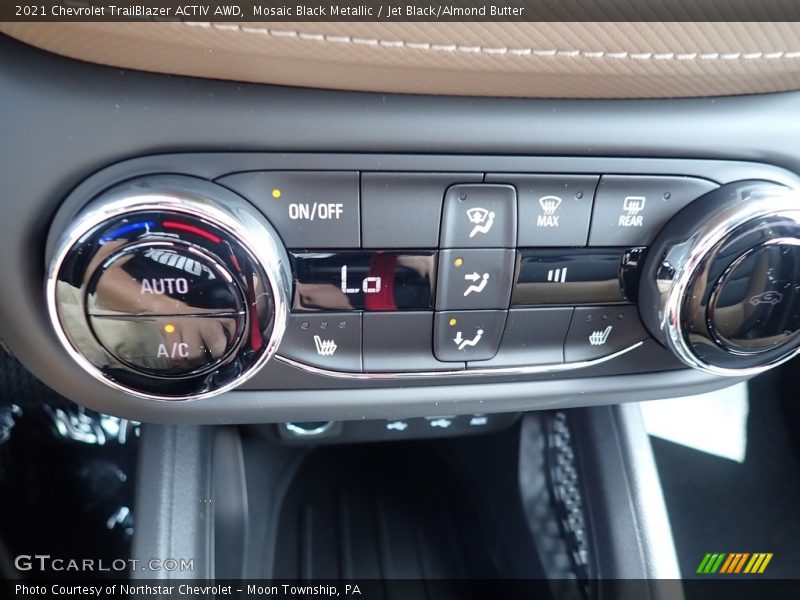 Controls of 2021 TrailBlazer ACTIV AWD