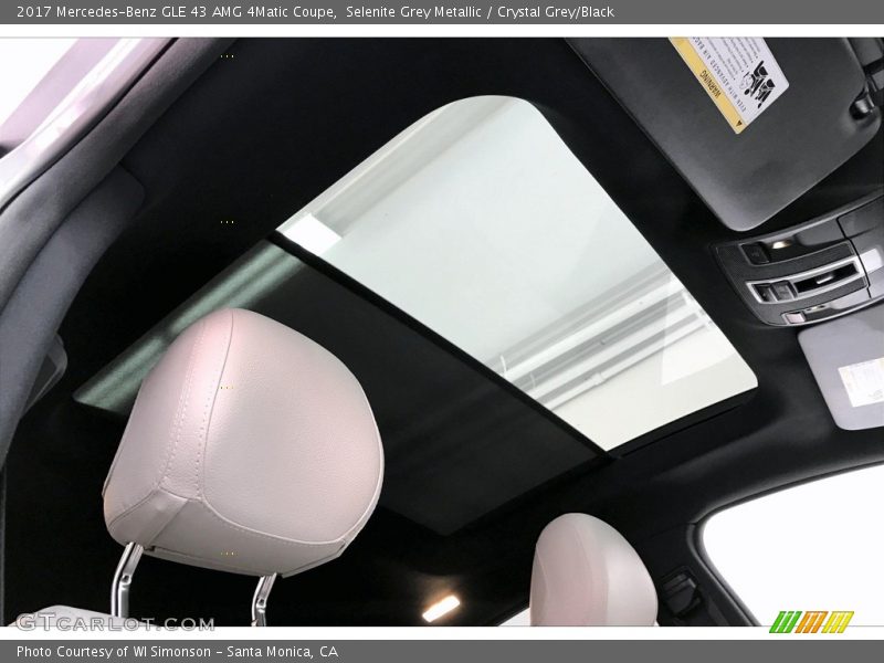 Sunroof of 2017 GLE 43 AMG 4Matic Coupe