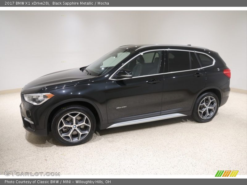 Black Sapphire Metallic / Mocha 2017 BMW X1 xDrive28i