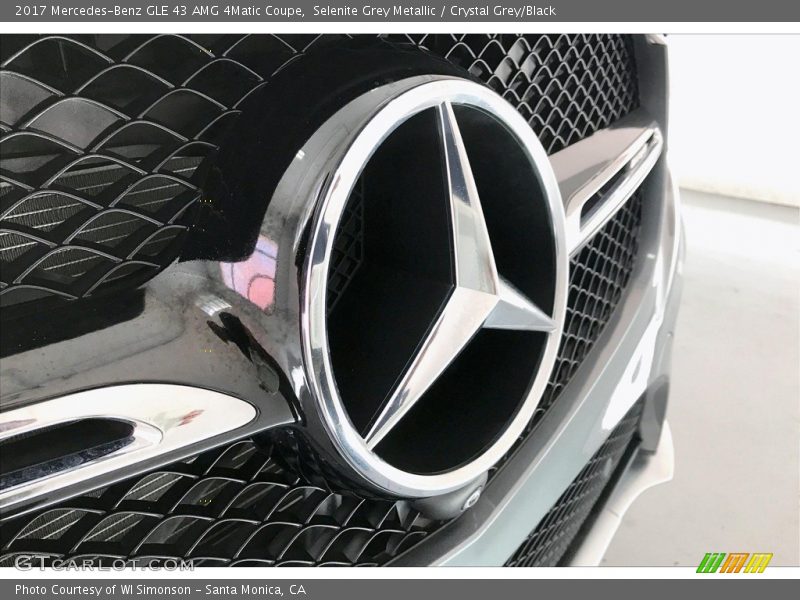 Selenite Grey Metallic / Crystal Grey/Black 2017 Mercedes-Benz GLE 43 AMG 4Matic Coupe