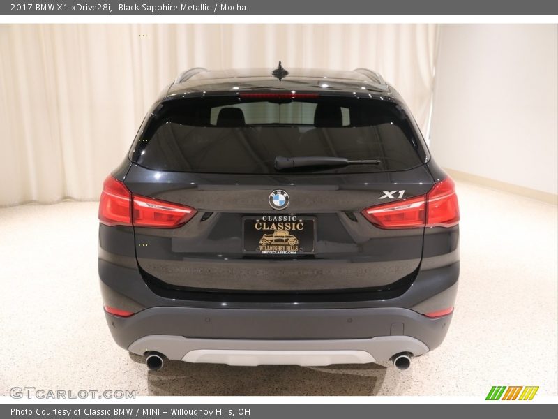 Black Sapphire Metallic / Mocha 2017 BMW X1 xDrive28i