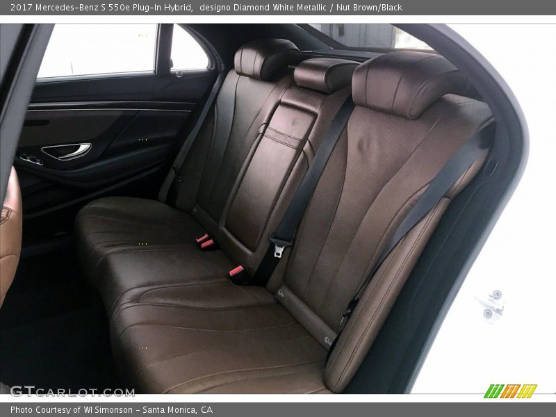 designo Diamond White Metallic / Nut Brown/Black 2017 Mercedes-Benz S 550e Plug-In Hybrid