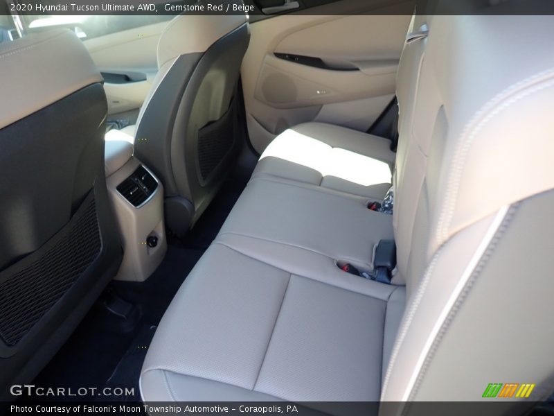 Gemstone Red / Beige 2020 Hyundai Tucson Ultimate AWD