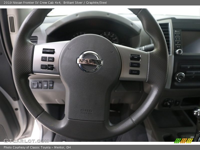 Brilliant Silver / Graphite/Steel 2019 Nissan Frontier SV Crew Cab 4x4