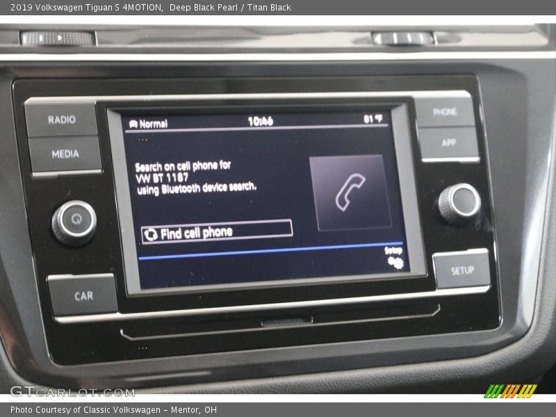 Deep Black Pearl / Titan Black 2019 Volkswagen Tiguan S 4MOTION