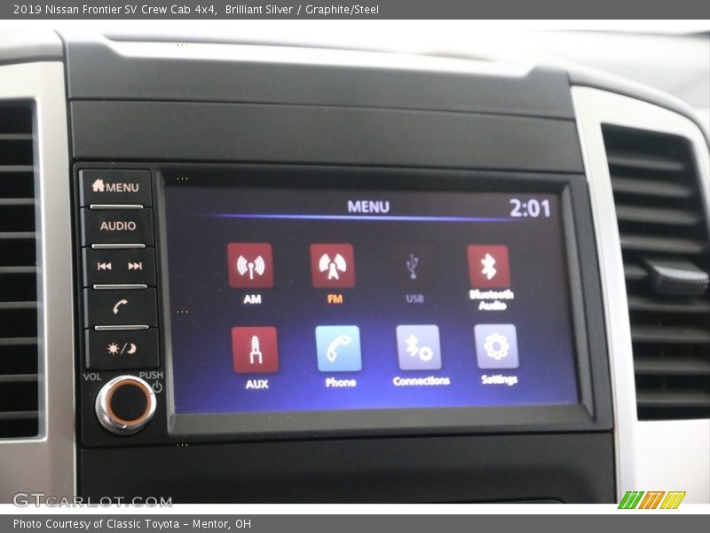 Brilliant Silver / Graphite/Steel 2019 Nissan Frontier SV Crew Cab 4x4