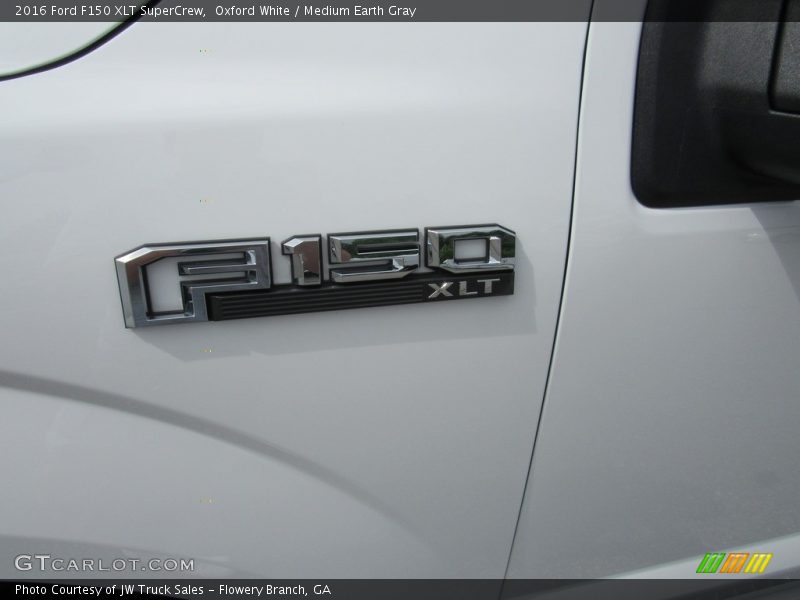 Oxford White / Medium Earth Gray 2016 Ford F150 XLT SuperCrew