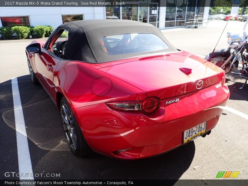 Soul Red Metallic / Black 2017 Mazda MX-5 Miata Grand Touring