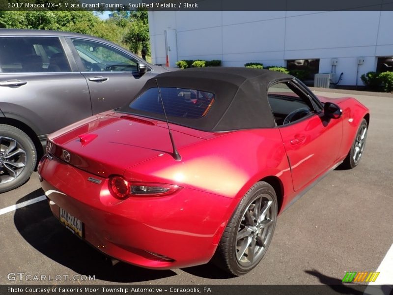 Soul Red Metallic / Black 2017 Mazda MX-5 Miata Grand Touring