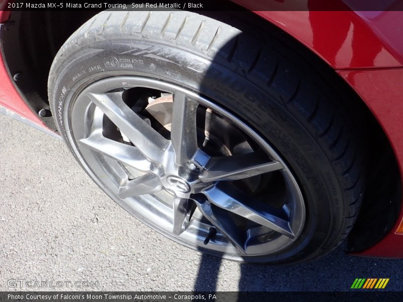 Soul Red Metallic / Black 2017 Mazda MX-5 Miata Grand Touring