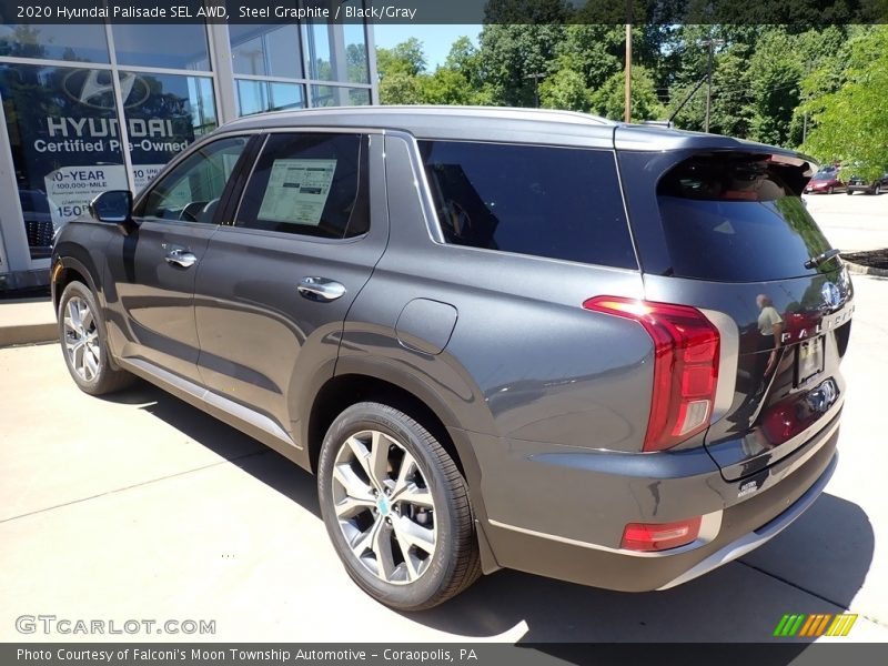 Steel Graphite / Black/Gray 2020 Hyundai Palisade SEL AWD