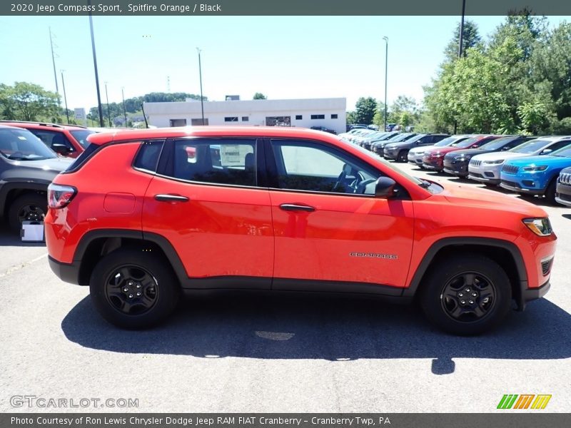 Spitfire Orange / Black 2020 Jeep Compass Sport