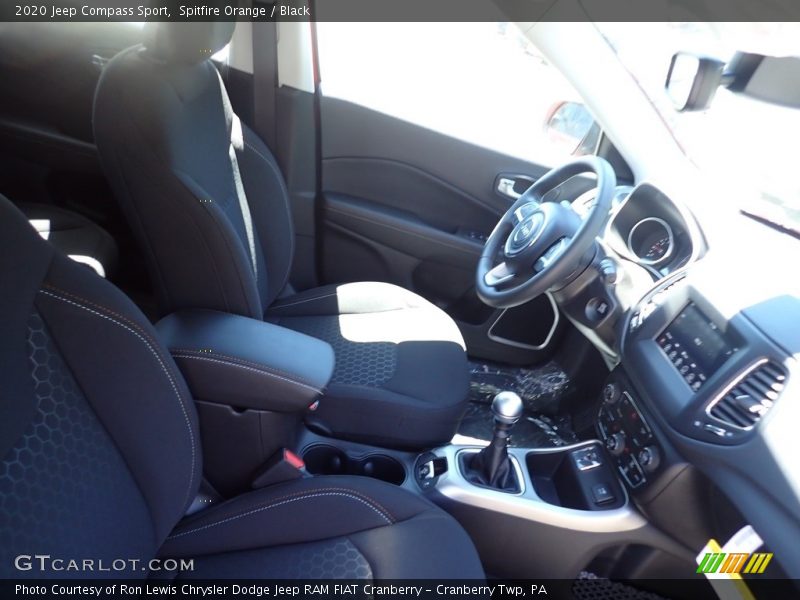 Spitfire Orange / Black 2020 Jeep Compass Sport