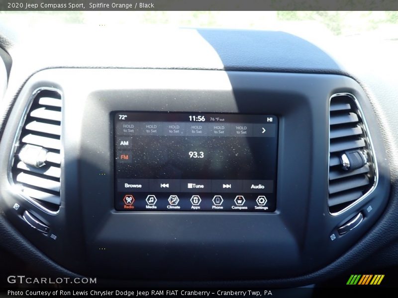 Spitfire Orange / Black 2020 Jeep Compass Sport